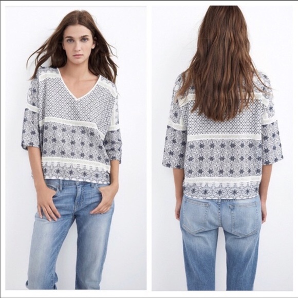 Anthropologie Tops - HP✨Velvet Graham & Spencer Lizbeth Embroidered Top